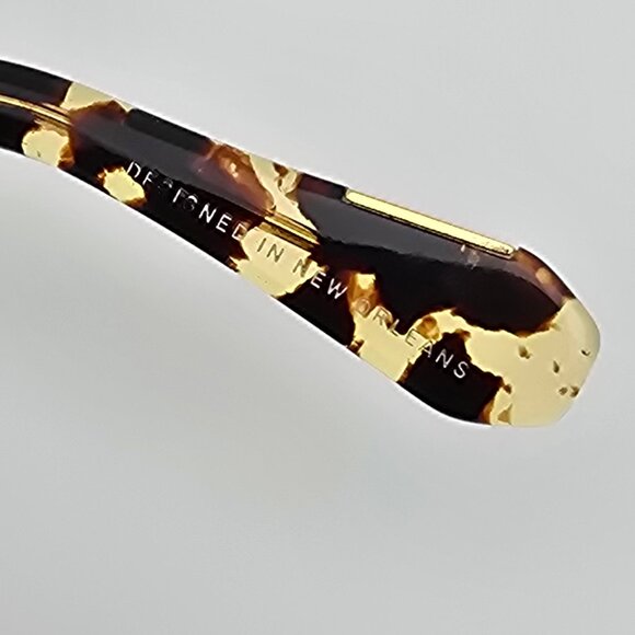 *SOLD* Krewe Aubry Nylon Zulu Frame Dark Green Gradient Lens Cat Eye Sunglasses - Picture 12 of 16